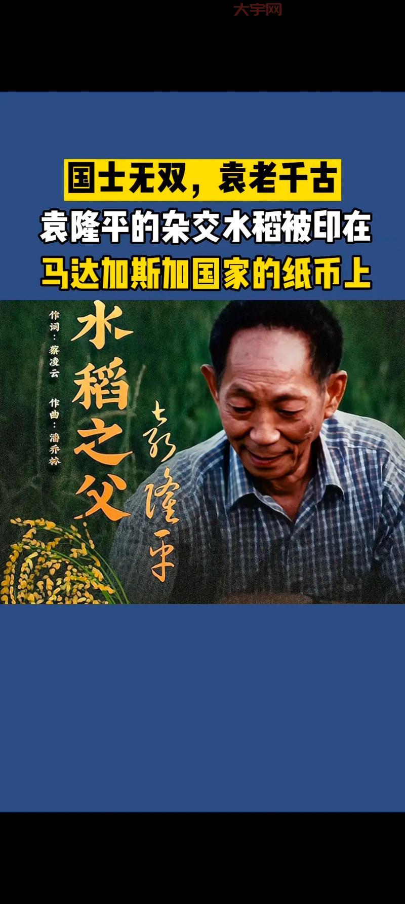 袁爷爷的一生：从北京小伙到“杂交水稻之父”的传奇故事