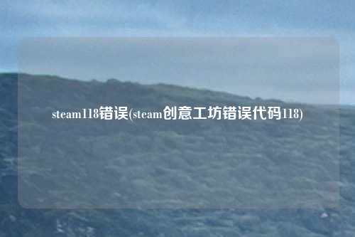 steam118错误(steam创意工坊错误代码118)