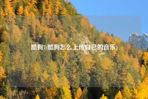 酷狗7(酷狗怎么上传自己的音乐)