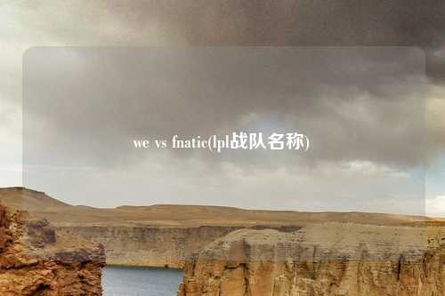we vs fnatic(lpl战队名称)