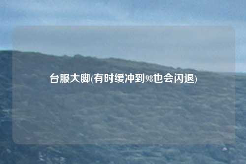 台服大脚(有时缓冲到98也会闪退)