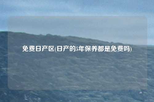 免费日产区(日产的5年保养都是免费吗)