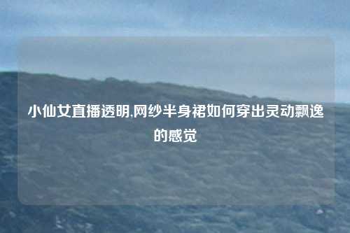 小仙女直播透明,网纱半身裙如何穿出灵动飘逸的感觉