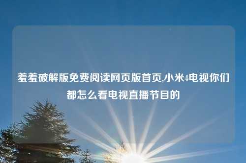 羞羞破解版免费阅读网页版首页,小米4电视你们都怎么看电视直播节目的