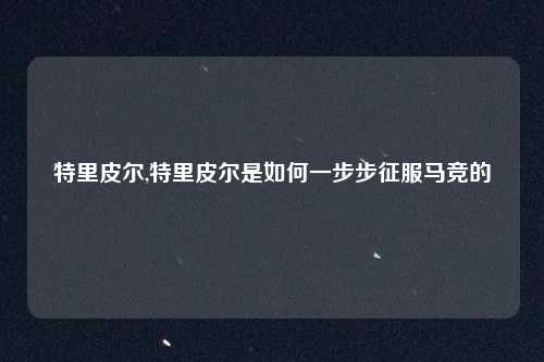 特里皮尔,特里皮尔是如何一步步征服马竞的