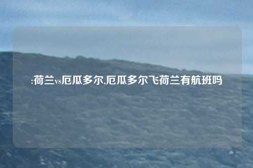 :荷兰vs厄瓜多尔,厄瓜多尔飞荷兰有航班吗