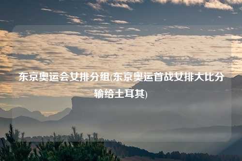 东京奥运会女排分组(东京奥运首战女排大比分输给土耳其)