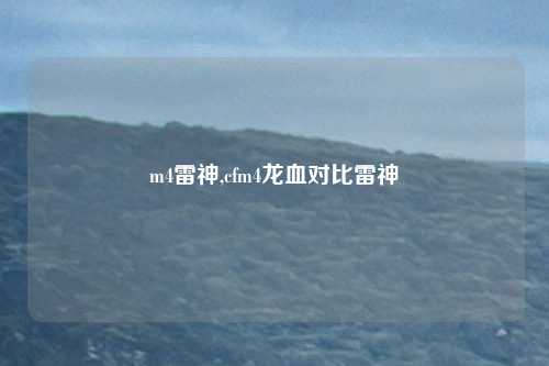 m4雷神,cfm4龙血对比雷神