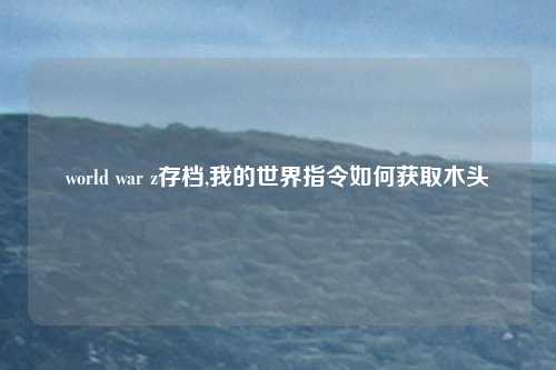 world war z存档,我的世界指令如何获取木头