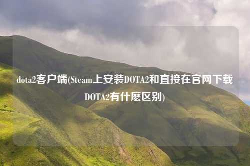 dota2客户端(Steam上安装DOTA2和直接在官网下载DOTA2有什麽区别)