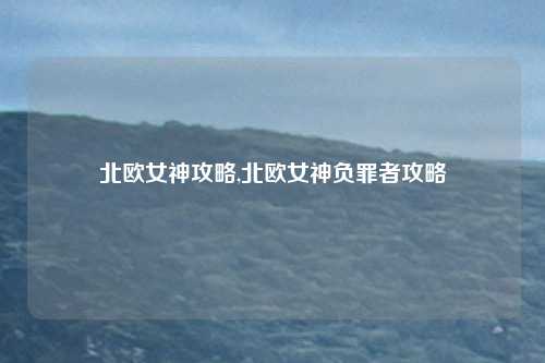北欧女神攻略,北欧女神负罪者攻略