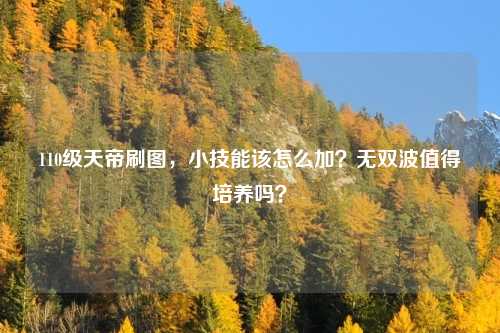 110级天帝刷图，小技能该怎么加？无双波值得培养吗？