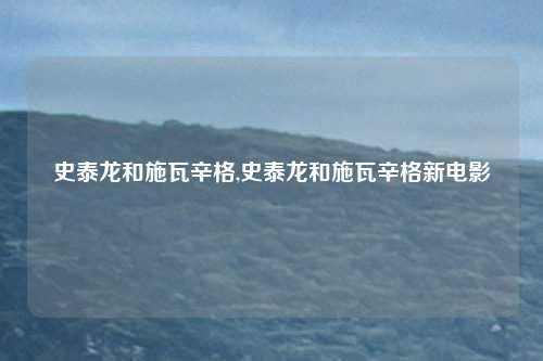 史泰龙和施瓦辛格,史泰龙和施瓦辛格新电影