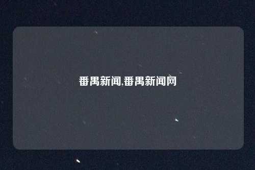 番禺新闻,番禺新闻网