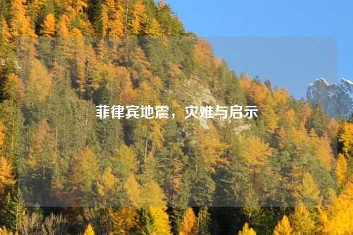 菲律宾地震，灾难与启示