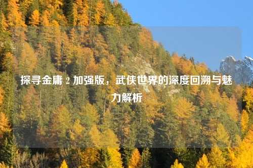 探寻金庸 2 加强版，武侠世界的深度回溯与魅力解析