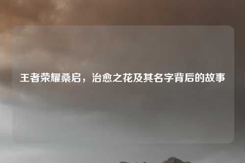 王者荣耀桑启，治愈之花及其名字背后的故事