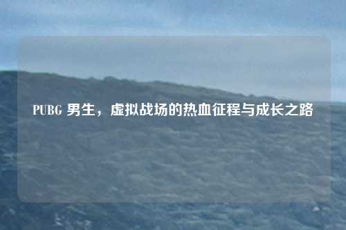 PUBG 男生，虚拟战场的热血征程与成长之路