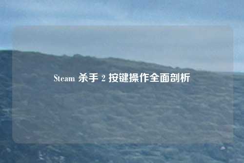 Steam 杀手 2 按键操作全面剖析